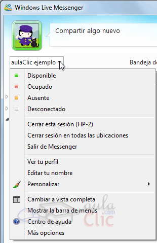 Configuraci&oacute;n personal