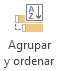 Bot&oacute;n Agrupar y ordenar