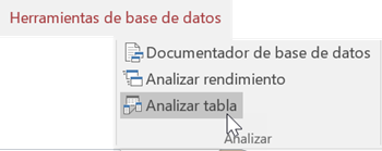 Bot&oacute;n Analizar tabla