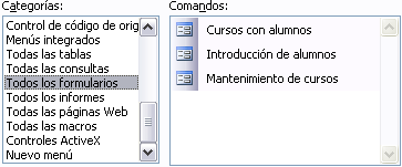 categoria todos los formularios