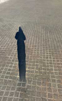 sombra sin pies