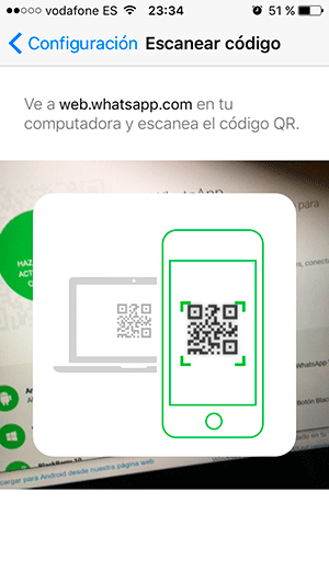 Escanear c&oacute;digo WhatsApp