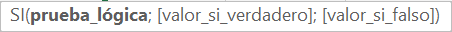 La funci&oacute;n si en excel
