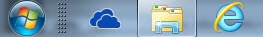 skydrive en la barra de tareas