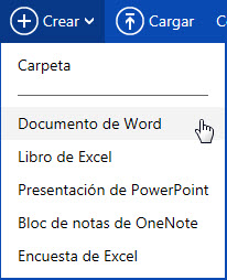 tipos de documentos skydrive