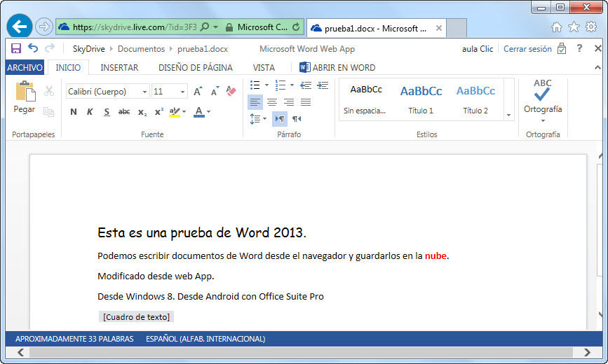 word web app