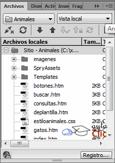 Panel Archivos