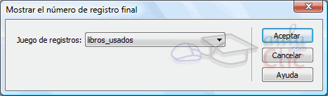 Mostrar Recuento de Registros