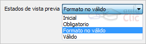 Estados de validacion
