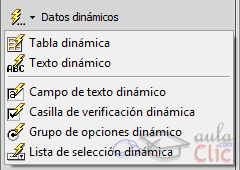 Texto din&aacute;mico