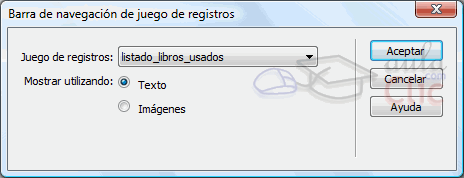 Barra de Navegaci&oacute;n De Registros