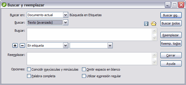 Busqueda de Texto Avanzada
