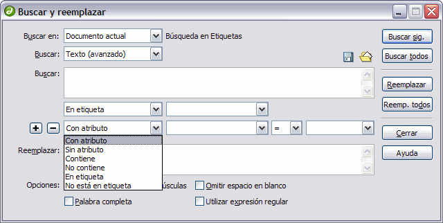 Busqueda de Texto avanzado