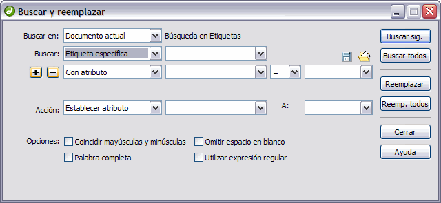 Busqueda de etiquetas