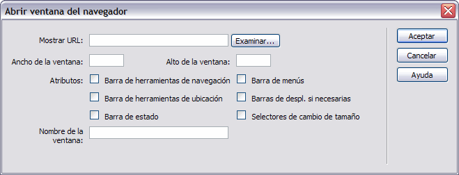 Abrir ventana del navegador
