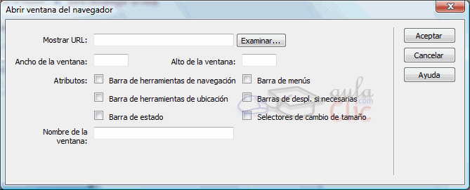 Abrir ventana del navegador