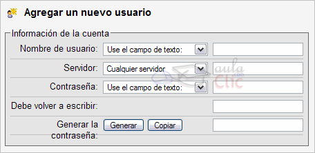 Nuevo usuario en phpMyAdmin