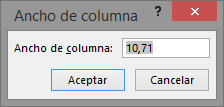 ancho de columna