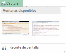 Insertar captura