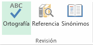 men&uacute; Herramientas - Ortograf&iacute;a