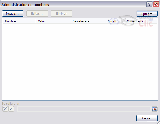 Administrador de nombres