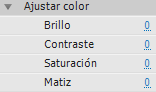 Filtro ajustar color