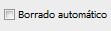 Opci&oacute;n Borrado autom&aacute;tico
