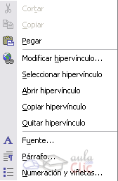 Men&uacute; contextual