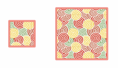 Borde y mitivo no escalado