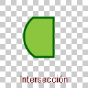 Formar intersecci&oacute;n con &aacute;reas de formas