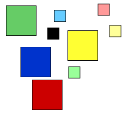 Cuadrados desordenados