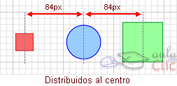 Distribu&iacute;dos al centro
