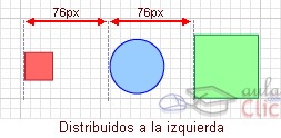 Distribu&iacute;dos a la izquierda