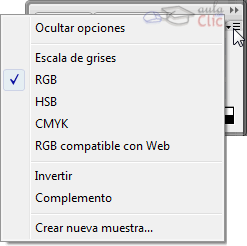 Propiedades del panel