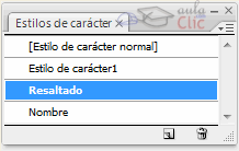 Estilos de car&aacute;cter