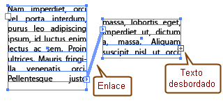 Elementos de texto enlazados