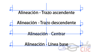Alineaci&oacute;n vertical de texto en trazado