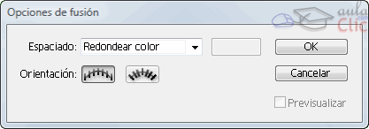 Opciones de fusi&oacute;n