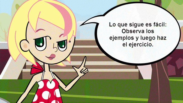 Escucha atentamente los siguientes ejemplos