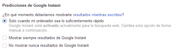 google instant