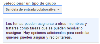 bandeja colaborativa
