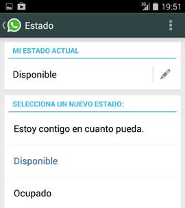 Estado WhatsApp