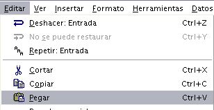men� edici�n - pegar