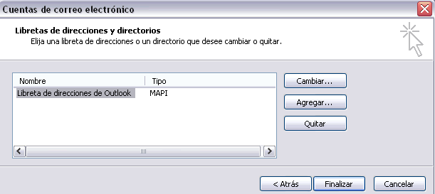 libreta direcciones a eliminar