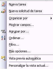 pop-up tareas