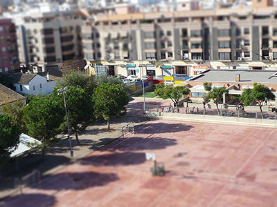 efecto maqueta