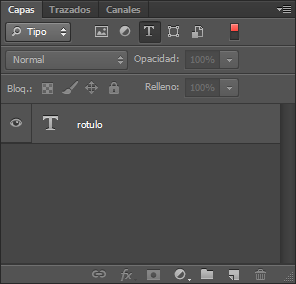 Filtro texto de capas