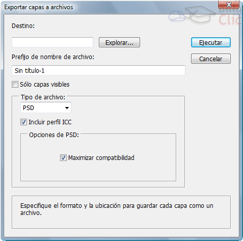 Exportar capas a archivos