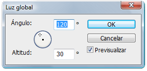 Cuadro de di&aacute;logo de Luz global