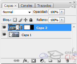M&aacute;scara de capa en la Ventana Capas
